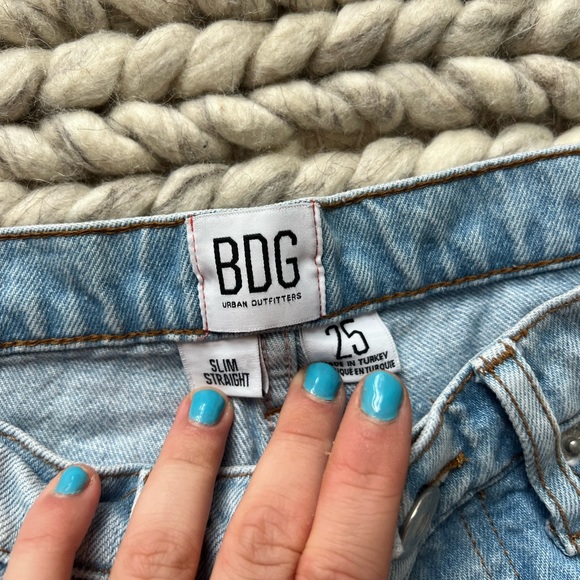BDG Urban Outfitters Slimy straight jeans size 25 - Picture 2 of 4